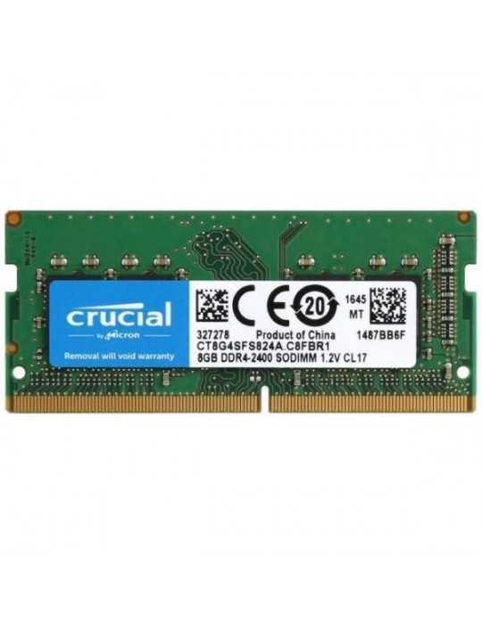CT8G4SFS824A - Memoria RAM 8GB DDR4 2400 MT/S CL17 SR X8