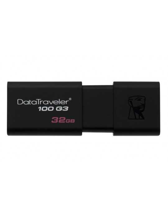 PENDRIVE 32GB USB30 KINGSTON DT 100 G3 NEGRO