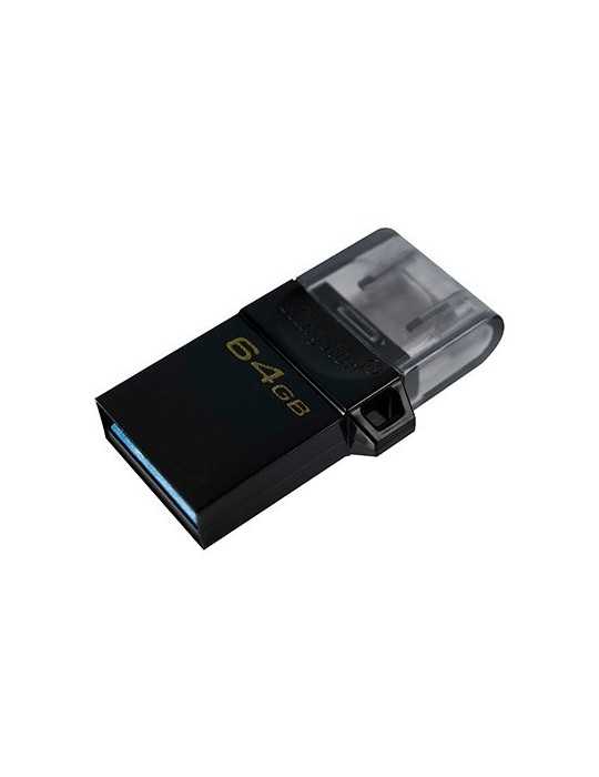 PENDRIVE 64GB USB32 KINGSTON DTDUO 30 G2 NEGRO