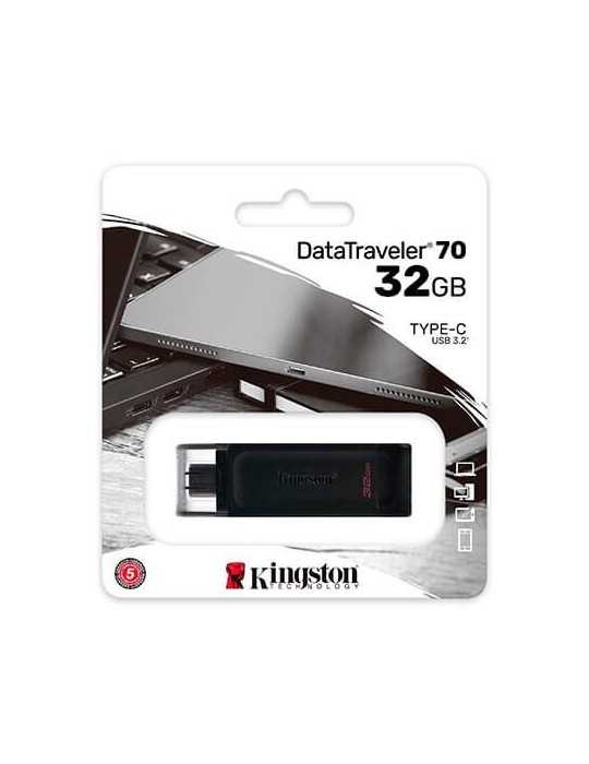 PENDRIVE 32GB USB C 32 KINGSTON DT70 NEGRO