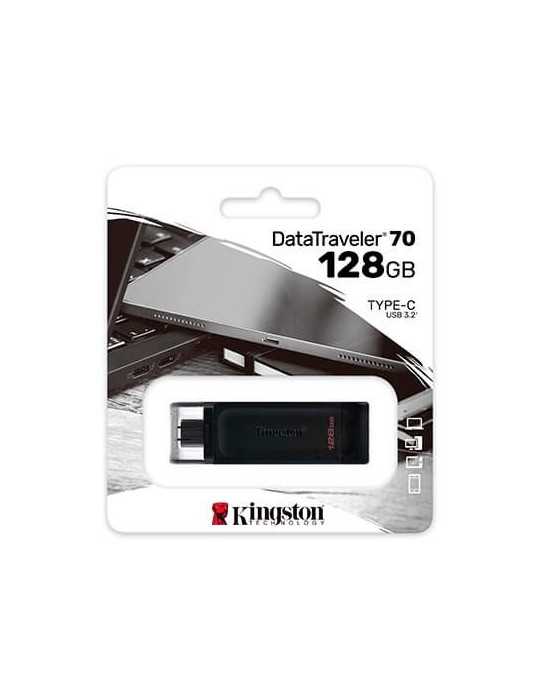 PENDRIVE 128GB USB C 32 KINGSTON D70 NEGRO USB C 32 GEN 1