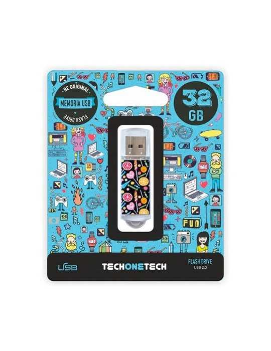 Pendrive 32Gb Tech One Tech Candy Pop Tec4001-32