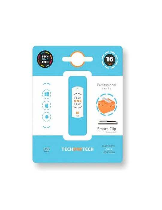 Pendrive 16Gb Tech One Smart Clip Tec3004-16