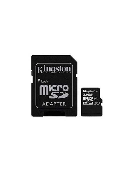 Mem Micro Sdhc 32Gb Kingston Canvas Select+Adapt Sdcs2/32Gb