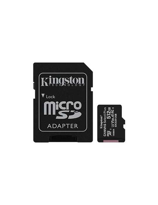 Mem Micro Sdxc 512Gb Kingston Canvas Select+Adapt Sdcs2/512Gb