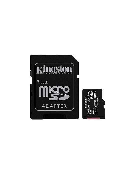 Mem Micro Sdxc 64Gb Kingston Canvas Select+Adapt Sdcs2/64Gb