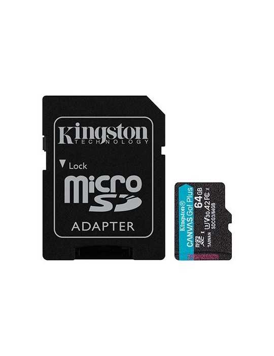 Mem Micro Sdxc 64Gb Kingston Canvas Go Uhs-I Cl10 Sdcg3/64Gb