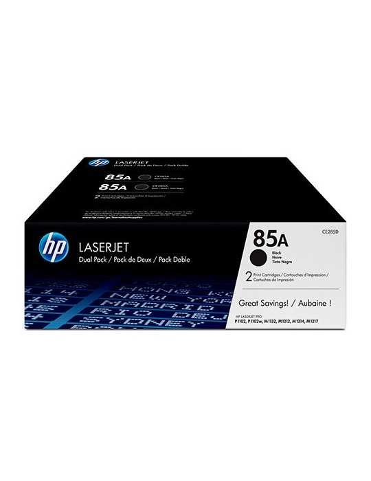 Toner Orig Hp Laserjet 85A Ce285Ad Negro Pack 2 Ce285Ad