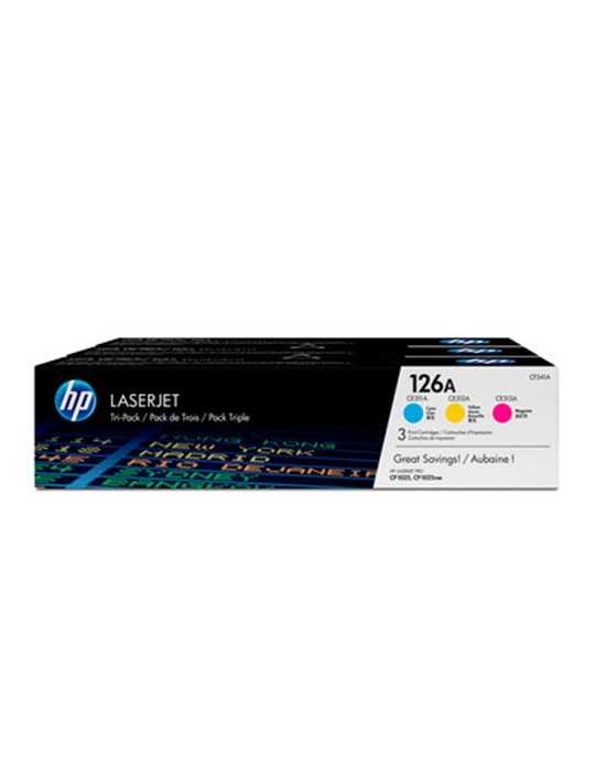 Toner Orig Hp Laserjet 126A Cf341A Pack 3 Cf341A