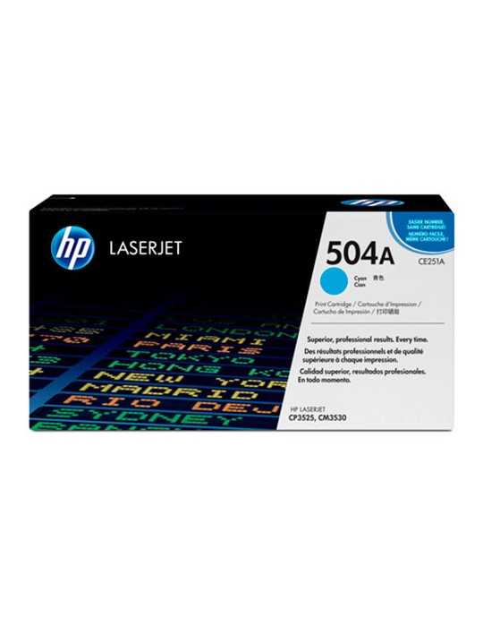 Toner Orig Hp Laserjet 504A Ce251A Cian Ce251A