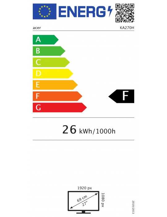 MONITOR LED 27 ACER KA270HAbid