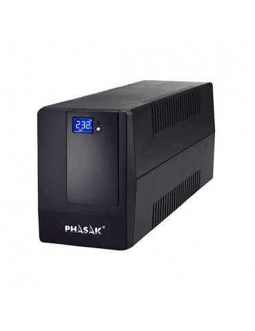 Sai/Ups 1000Va Phasak Display Lcd Avr 2Xschuko Ph 9410 Ph 9410