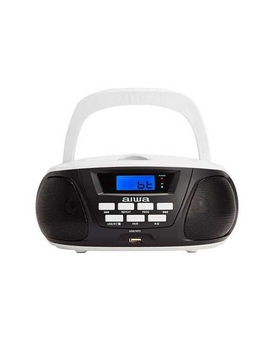 Radio Cd Aiwa Boombox Bbtu-300Bw Negro Bluetooth/Cd/Usb/Mp3 Bbtu-300Bw