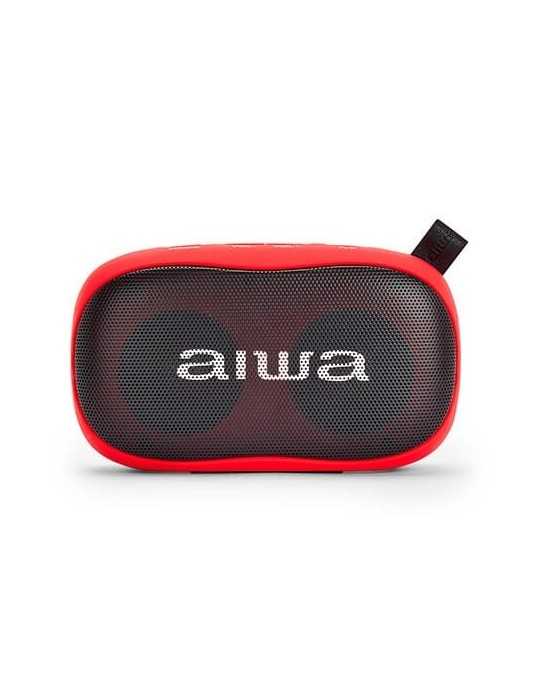 Altavoz Aiwa Bs-110Rd Bluetooth Rojo 2X5W/Manos Libres/Blue Bs-110Rd