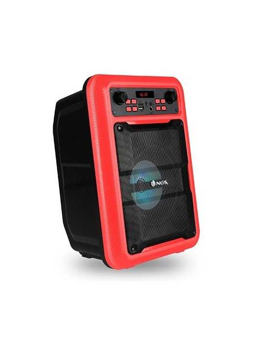 ALTAVOZ NGS SPEAKER ROLLER LINGO BLUETOOTH RED