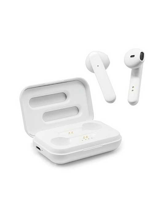 AURICULARES WIRELESS BLUE ELEMENT BE POP WHITE