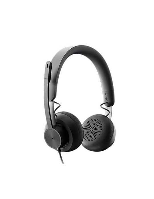 AURICULARES MICRO LOGITECH UC ZONE WIRED NEGRO DIADEMA USB