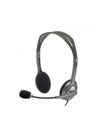 Auricularesmicro Logitech H110 Plateado 981-000271