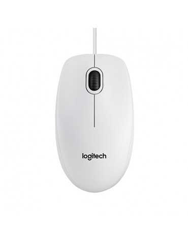 Raton Optico Logitech B100 Blanco 910-003360