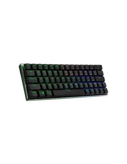 TECLADO MECANICO COOLERMASTER CK 622 RED SWITCH SPACE GRAY 