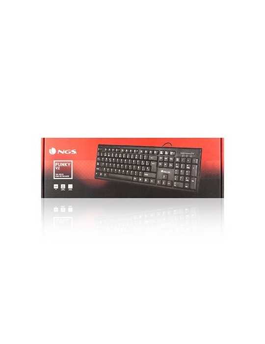 TECLADO NGS WIRED FUNKY V2 NEGRO