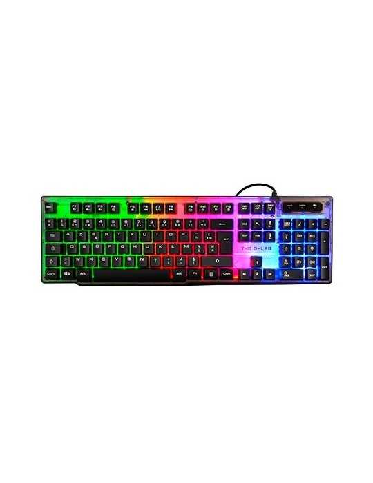 Teclado The G-Lab Gaming Keyz-Neon/Sp Multicolor Keyz-Neon/Sp
