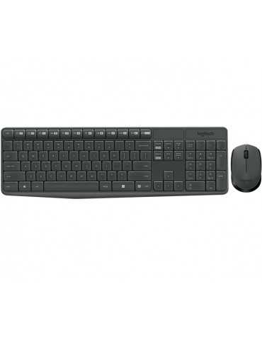 Teclado+Raton Logitech Mk235 Wireless Negro 920-007919