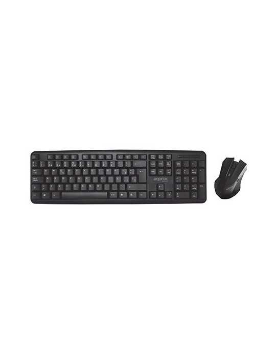 Teclado+Raton Approx Usb 2.0 Negro Appmx230