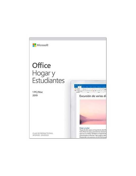 SOFTWARE MICROSOFT OFFICE HOME STUDENTS 2019