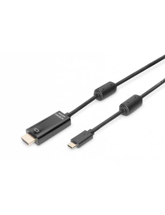 Cable Original USB-C HDMI 2 metros Digitus AK-300330-020-S
